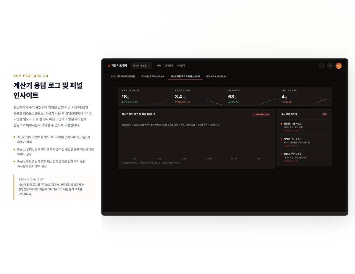 계산기 응답 로그 및 퍼널 인사이트