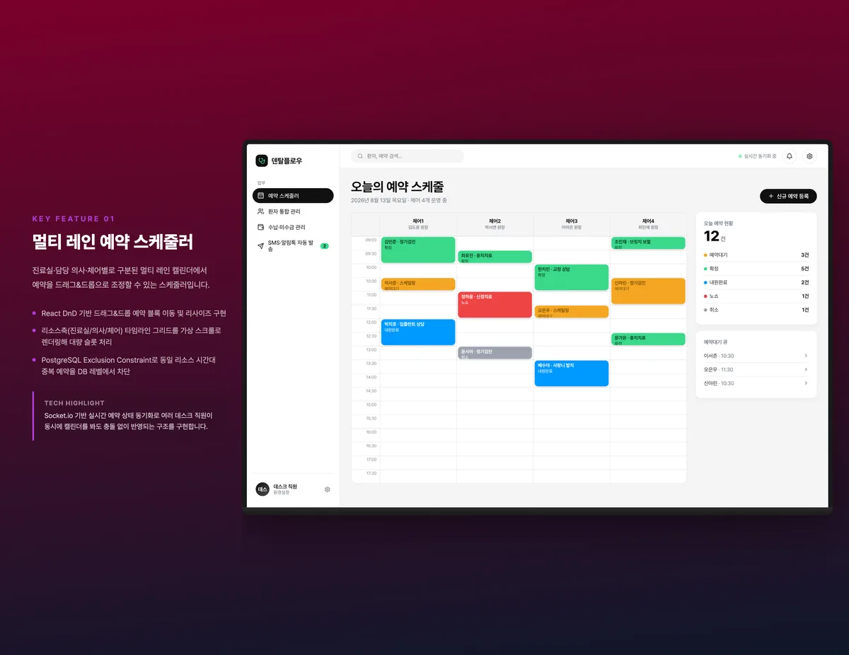 멀티 레인 예약 스케줄러