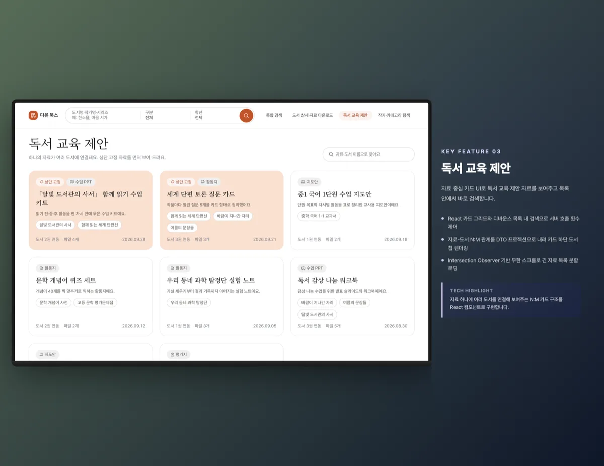 독서 교육 제안