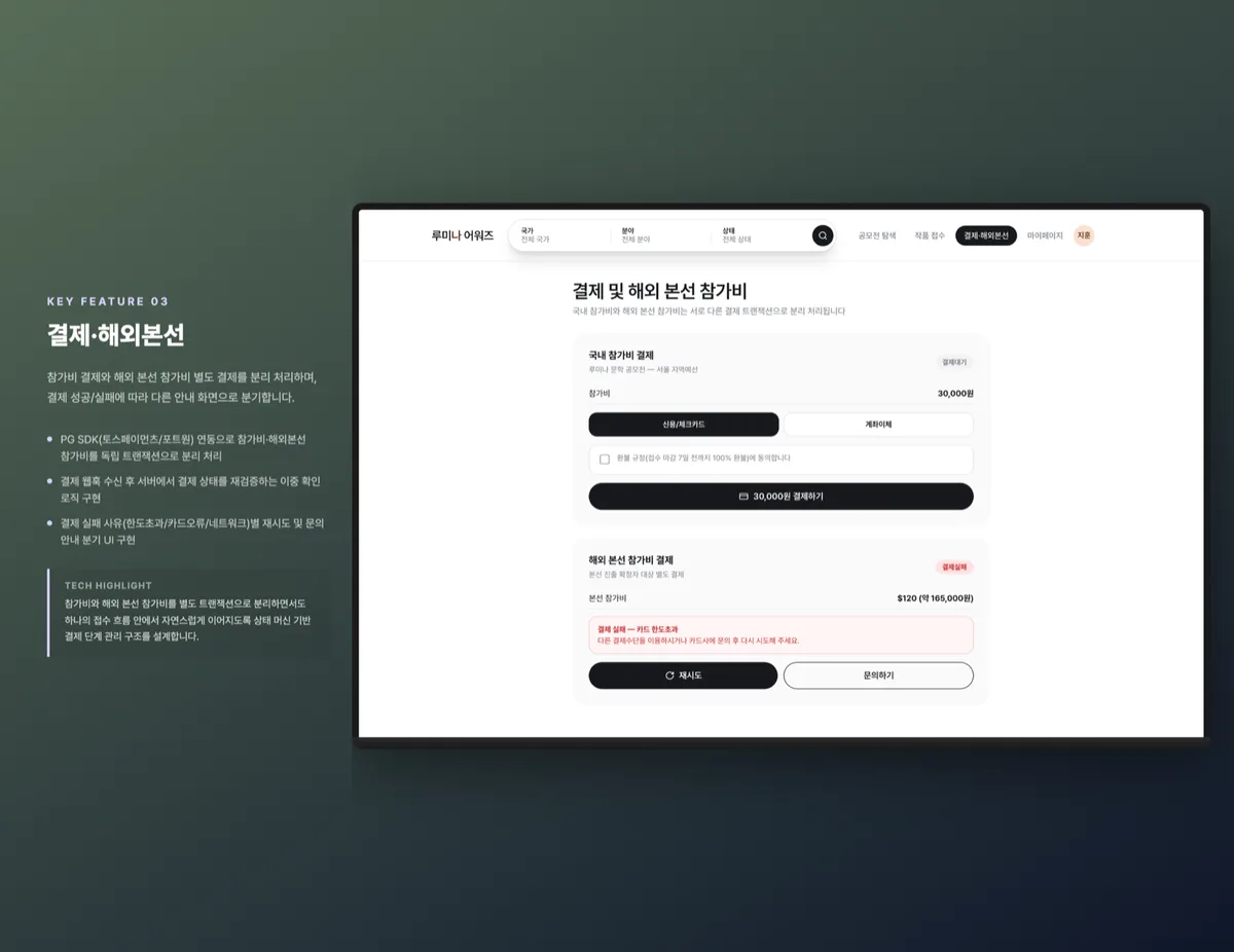 결제·해외본선